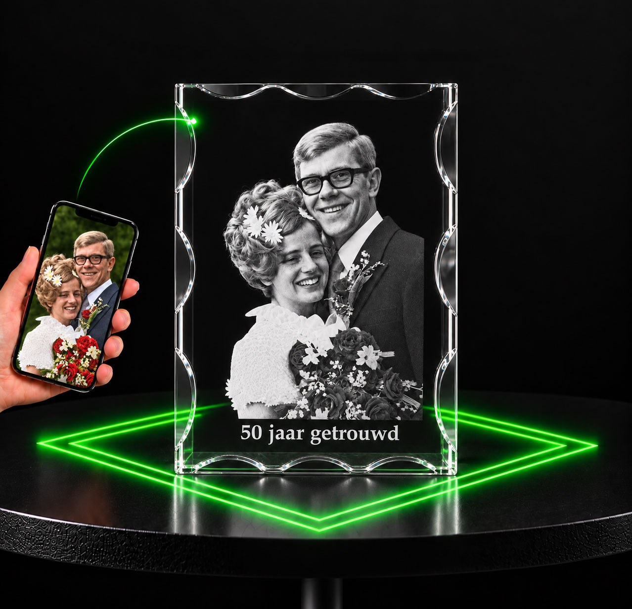 Allincrystal Foto in glas 2D Kristal Xenia