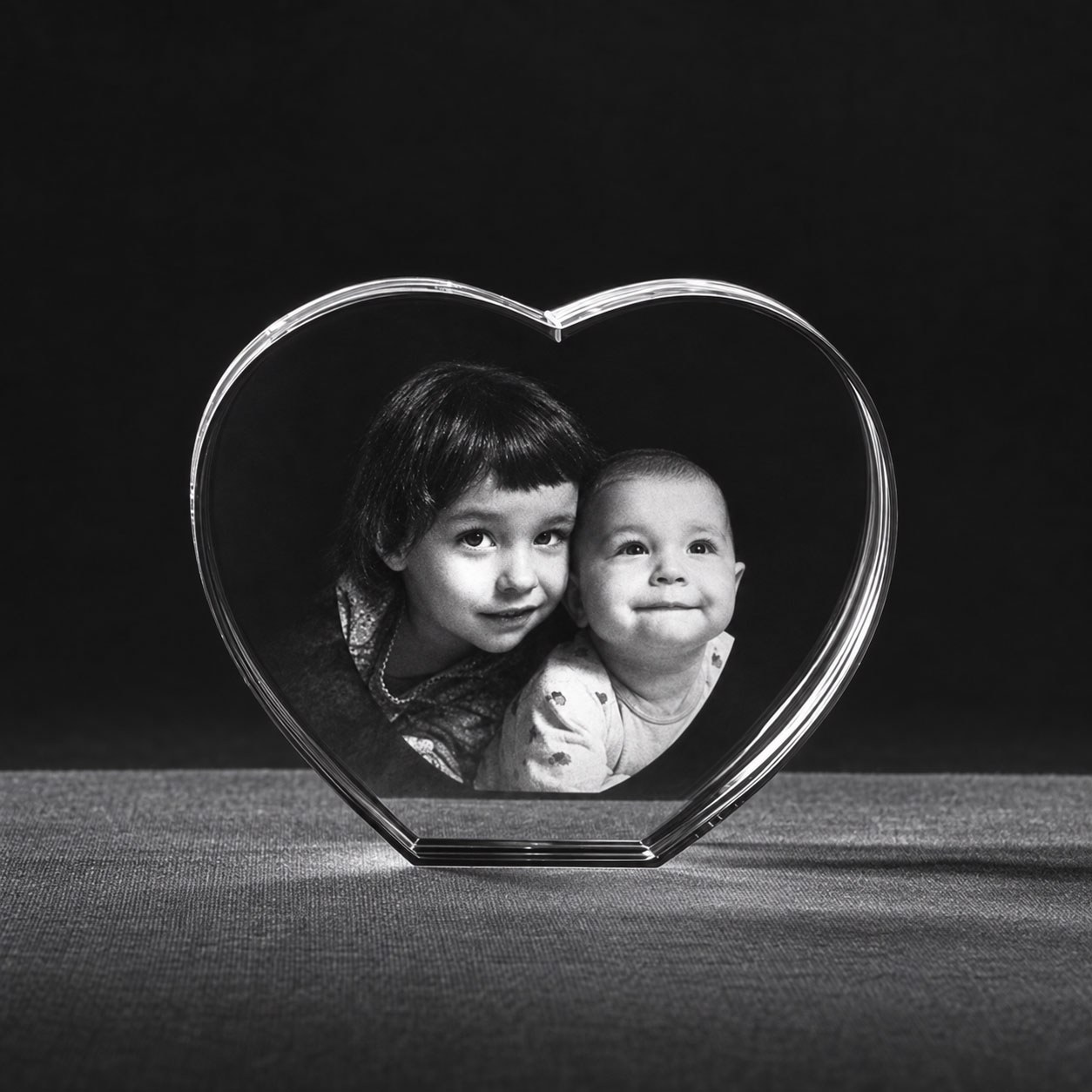 Foto in glas 2D Hart