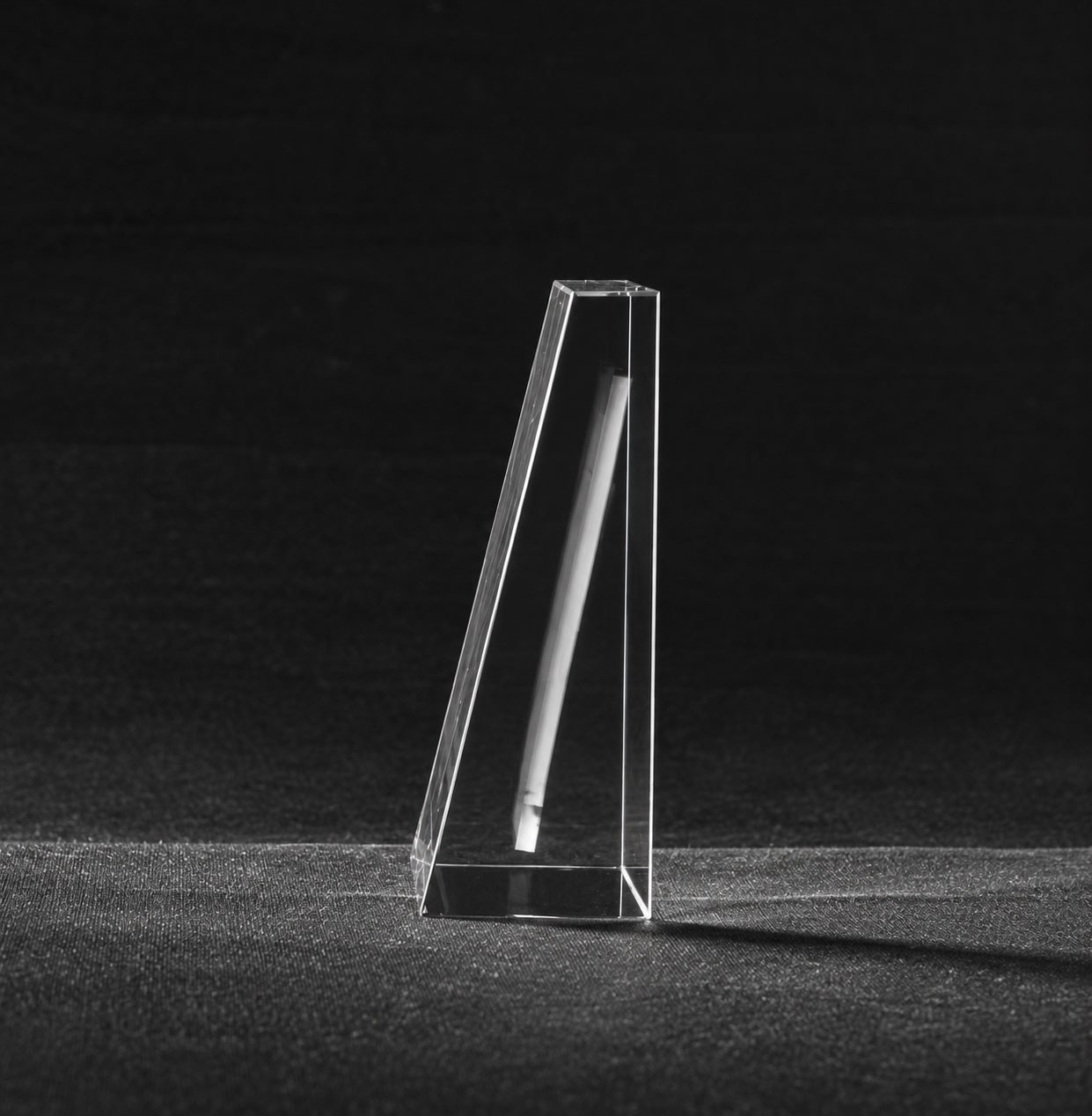 Foto in glas Logo Relatiegeschenk Landscape Sport award