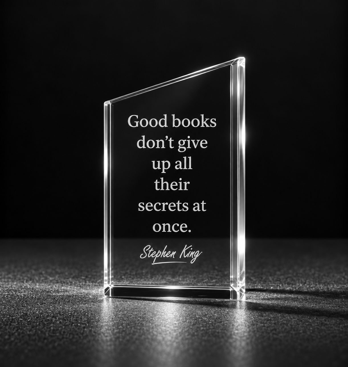 Foto in glas Boekensteun