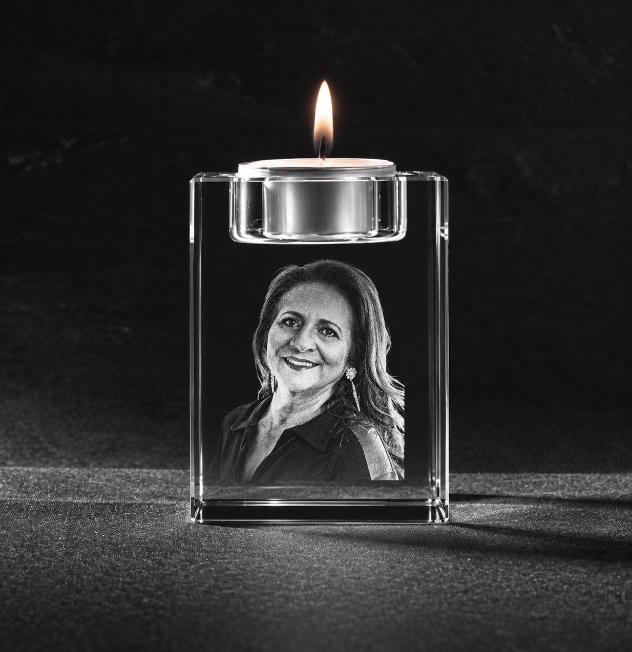 Foto in glas 2D Waxinehouder