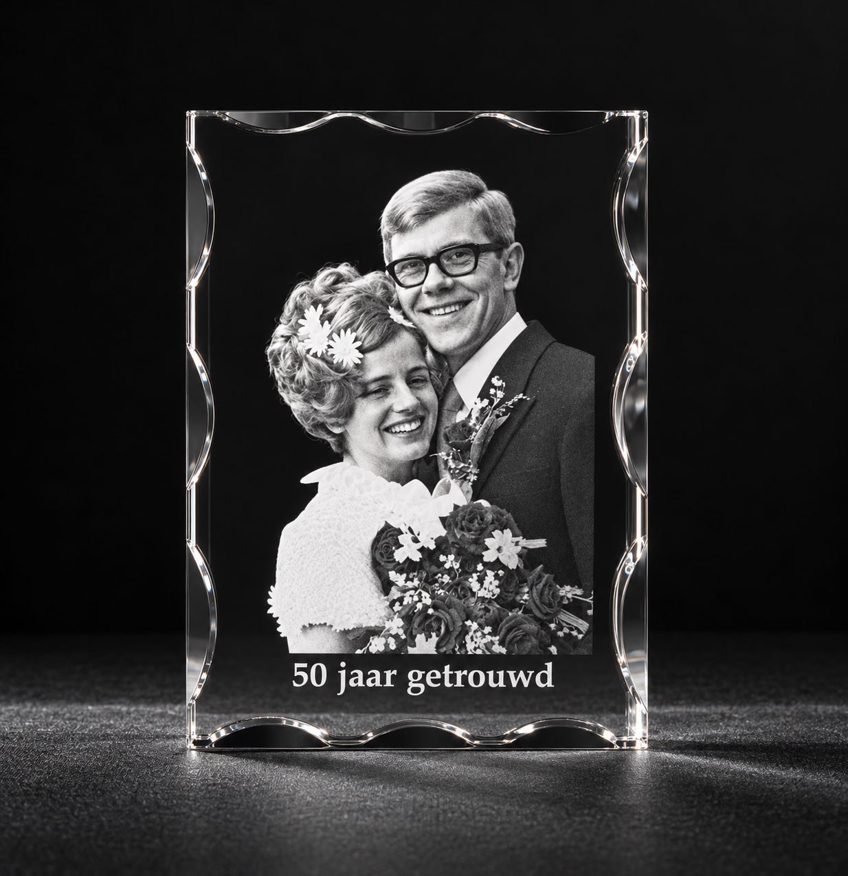 Foto in glas Xenia staand