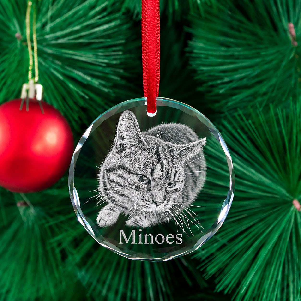 Allincrystal Foto in glas Kerstbal Glas limited edition